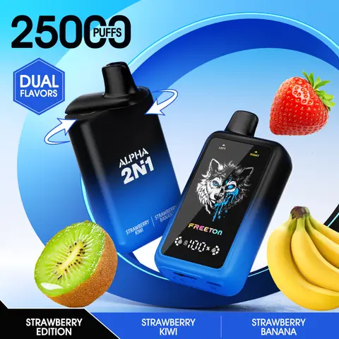 프리톤 알파2IN1 25000 스트로베리 키위 & 바나나 이미지