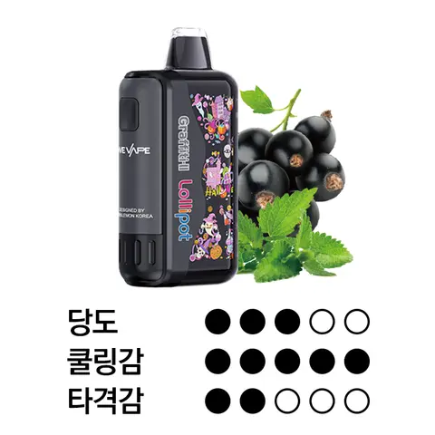 버블몬 그래피티2 30000 블랙커런트 민트 이미지