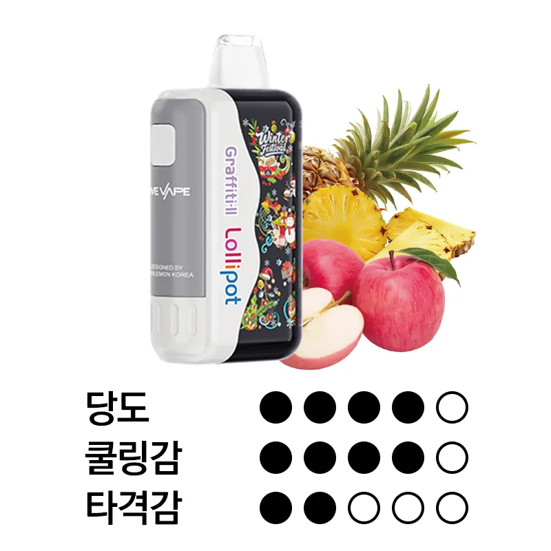 버블몬 그래피티2 30000 파인애플 애플 이미지