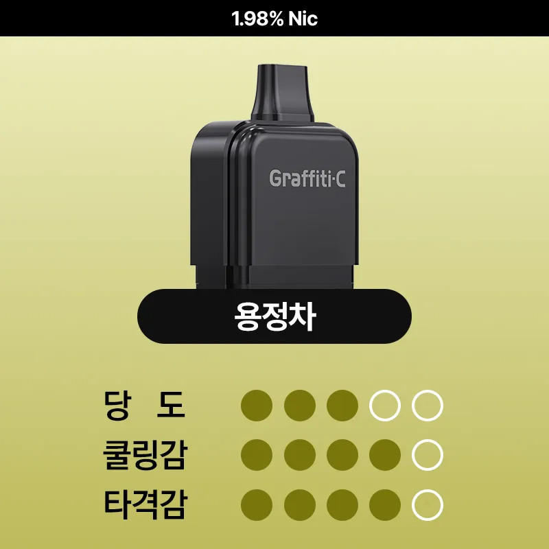 버블몬 그래피티C 팟 [고농도] 아이스 용정차 이미지