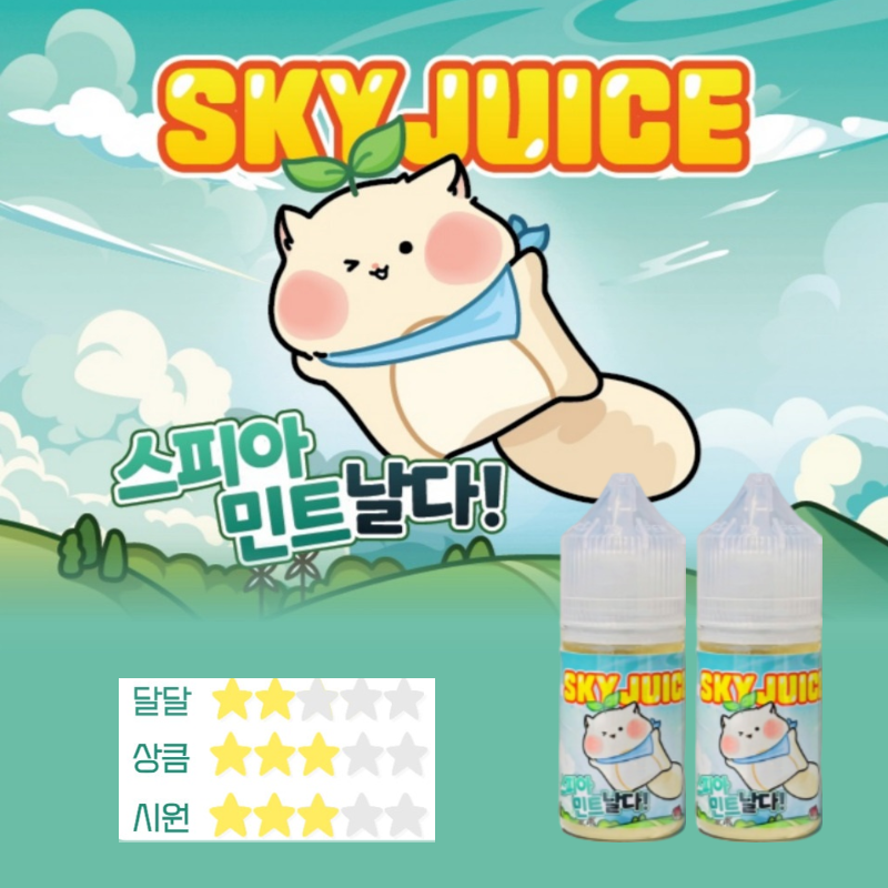 스카이쥬스 스피아민트 날다 이미지